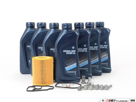 ES#2766025 - 11421719855kt - oil filter housing gasket Replacement kit - Includes everything for a oil filter housing gasket change and oil service - Assembled By ECS - BMW