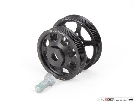 ES#2826025 - 62.10.74 - Lightweight Underdrive Pulley Set - Includes a new power steering pulley and crank pulley that allows you to use a stock belt - Neuspeed - Volkswagen