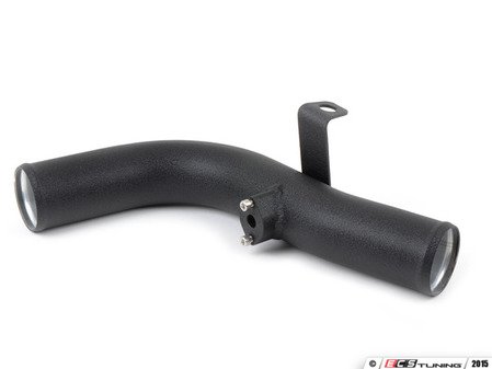 ES#2825898 - 48.02.72 - HI-FLO Air Charge Pipe - wrinkle black - Featuring a mandrel bent tube, billet sensor bung, and support bracket - Neuspeed - Volkswagen