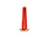 ES#2739461 - 001757ECS02B-03 - 76mm Billet Aluminum Antenna - Red - (NO LONGER AVAILABLE) - Increase your visual appeal by decreasing your antenna length - ECS - 