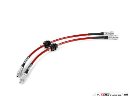 ES#3557353 - 025320ECS02 - Exact-Fit Stainless Steel Brake Lines - Front  - DOT-compliant kit to improve pedal feel in your vehicle. - ECS - BMW