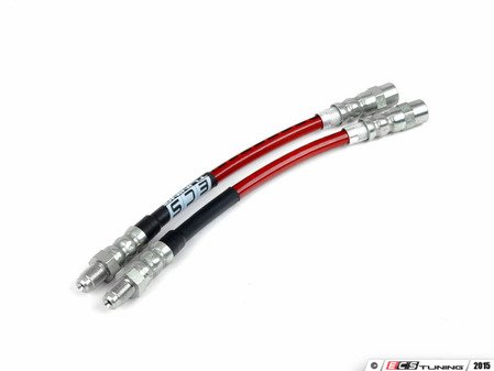 ES#3569936 - 025319ECS02 - Exact-Fit Stainless Steel Brake Lines - Rear - DOT-compliant kit to improve pedal feel in your vehicle. - ECS - BMW