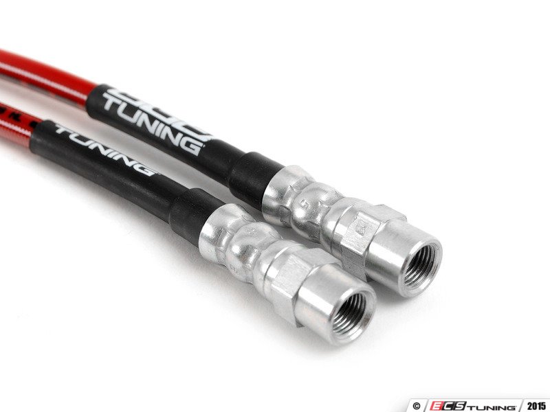 ECS - 025320ECS04 - E36 M3 Exact-Fit Stainless Steel Brake Lines - Rear