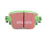 ES#2816772 - DP22201 -  Rear GreenStuff Performance Brake Pad Set (272mm) - Designed as a mildly upgraded pad, great for an afternoon of sporty driving. - EBC - Audi Volkswagen