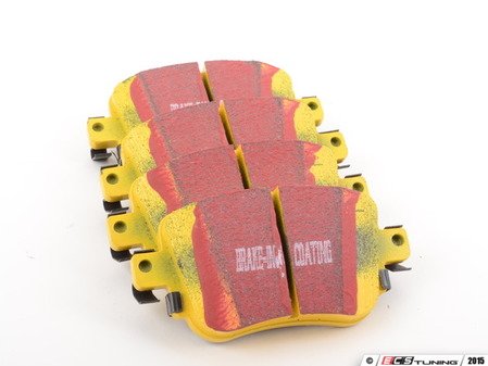 ES#2816774 - DP42201R -  Rear YellowStuff Performance Brake Pad Set (272mm) - EBC's premium sport street pad that offers high friction levels and heat fade resistance - EBC - Audi Volkswagen