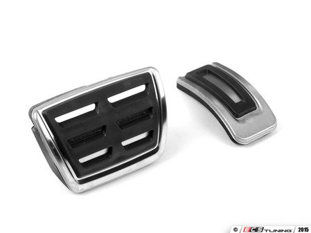 ES#2792888 - 3591GKSL13704 - Stainless Pedal Set - Automatic Transmission - 2 piece brushed pedal set includes throttle and brake pedals - Bremmen Parts - Audi Volkswagen