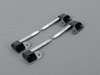 ES#2807029 - 96473131940prmKT - Aluminum Sun Visor Mount Kit - Full set of upgraded mounts for both visors - URO - Porsche