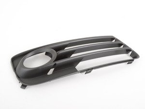 ES#448289 - 8J0807682B01C - Fog Light Grille - Right - Satin Black - Keep your exterior looking clean - Genuine Volkswagen Audi - Audi