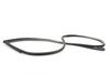 ES#130739 - 51767008582 - Basalt Gray Door Seal - Right - Also known as door edge protector or weatherstripping - Genuine BMW - BMW