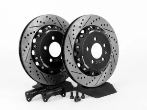  Rear Big Brake Kit - Stage 1 - 2-Piece Cross-Drilled & Slotted Rotors (306x22)