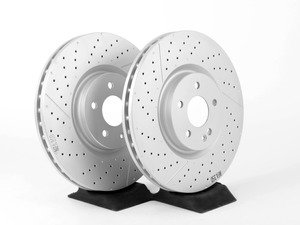 ES#2847703 - 1764210212KT2 - Front Brake Rotors - Pair - Does not include new rotor securing screws - Genuine Mercedes Benz - Mercedes Benz