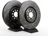 ES#522666 - USR1153 - Front Slotted Brake Rotors - Pair (334x32) - Upgrade to a slotted rotor for improved braking - EBC - Audi Volkswagen
