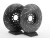 ES#522666 - USR1153 - Front Slotted Brake Rotors - Pair (334x32) - Upgrade to a slotted rotor for improved braking - EBC - Audi Volkswagen