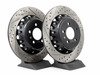 ES#803 - MK4S1RXS -  Rear Big Brake Kit - Stage 1 - 2-Piece Solid Cross-Drilled & Slotted Rotors (308x9)  - (NO LONGER AVAILABLE) - Add leverage to your rear brakes with this bolt on big brake kit! - ECS - 