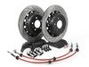 ES#803 - MK4S1RXS -  Rear Big Brake Kit - Stage 1 - 2-Piece Solid Cross-Drilled & Slotted Rotors (308x9)  - (NO LONGER AVAILABLE) - Add leverage to your rear brakes with this bolt on big brake kit! - ECS - 
