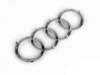 ES#451517 - 8K0853605 - Audi Rings Badge - Chrome - (NO LONGER AVAILABLE) - Located on the radiator grille - Genuine Volkswagen Audi - Audi