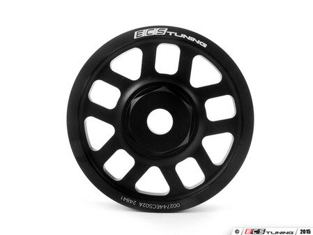 ES#2703085 - 002744ECS02A -  Lightweight Crank Pulley - Black - (NO LONGER AVAILABLE) - Free up some hidden horsepower with this lightweight pulley - ECS - 