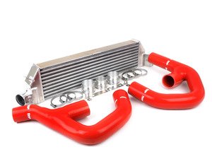 ES#2827148 - FMINTMK6RD - Front Mount Intercooler Kit - Red Hoses - Forge innovative "TWINtercooler" design - Forge - Volkswagen