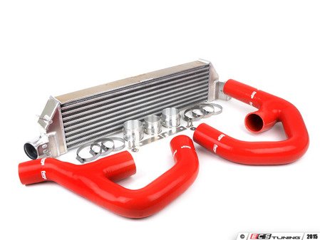 ES#2827148 - FMINTMK6RD - Front Mount Intercooler Kit - Red Hoses - Forge innovative "TWINtercooler" design - Forge - Volkswagen