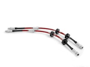 ES#514231 - ECS51028KT - Exact-Fit Stainless Steel Brake Lines - Front - DOT-compliant kit to improve pedal feel in your vehicle. - ECS - BMW