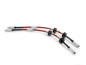 Exact-Fit Stainless Steel Brake Lines - Front