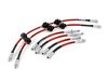 ES#517965 - E9XI34KT - Exact-Fit Stainless Steel Brake Lines - Complete Kit - Set of 6 DOT-compliant brake lines to improve pedal feel and braking control at the limit - ECS - BMW