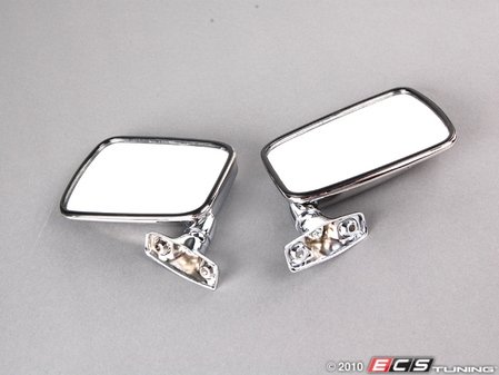 ES#1895201 - RR-MIR-PAIRK - Mirror Set - Chrome (NO LONGER AVAILABLE) - High quality chrome flag mirrors for your Mk1 - ECS - 