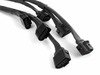 ES#2723130 - 002686ECSKT -  2.0T Coil Pack Conversion Kit - Anodized Black Plates with Red Coil Packs - Unload your ICM's and update your 2.7T ignition system! - ECS - Audi