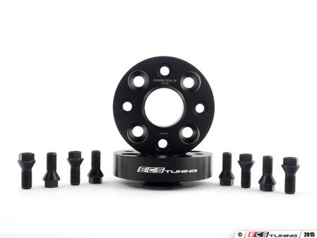 ES#2748028 - 002609ECS02A30KT - ECS Wheel Spacers - 30mm (Pair) - Bolts to the hub with supplied bolts, uses your existing bolts to attach wheel to spacer. 4x100 56.1 CB - ECS - MINI