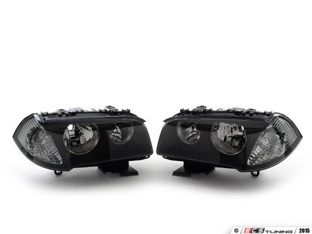 ES#2823053 - 63123418411KT - European Halogen Headlights Set - Clear Indicator - Headlights from across the pond for added style and functionality - TYC - BMW