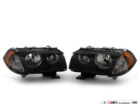 ES#2823050 - 63123418399KT - European Halogen Headlights Set - Amber Indicator - Headlights from across the pond for added style and functionality - TYC - BMW