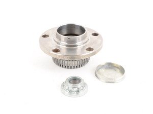 ES#308028 - 1J0598477 - Rear Wheel Hub & Bearing Assembly - Priced Each - Includes wheel bearing and ABS speed ring - Genuine Volkswagen Audi - Audi Volkswagen