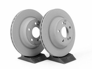 ES#2746480 - 0004230912KT - Vented Rear Brake Rotors - Pair - Does not include new rotor securing screws - Genuine Mercedes Benz - Mercedes Benz