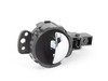 ES#89590 - 51212753717 - Interior Door Handle - Front Left - Half circle metal finish door opener unit - Genuine MINI - MINI