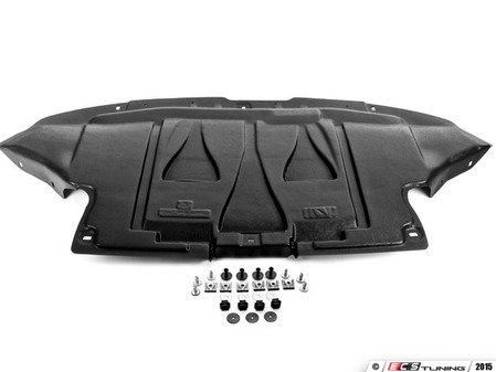 ES#2581748 - 1324346QKT1 - Front Belly Pan Kit - Includes a new belly pan with installation hardware - Assembled By ECS - Audi