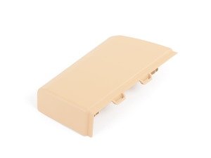 ES#82138 - 51163420698 - Dash board trim - right - Beige, covers the hole for the cup holder - Genuine BMW - BMW