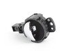 ES#89591 - 51212753718 - Interior Door Handle - Front Right - Half circle metal finish door opener unit - Genuine MINI - MINI