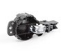 ES#89591 - 51212753718 - Interior Door Handle - Front Right - Half circle metal finish door opener unit - Genuine MINI - MINI
