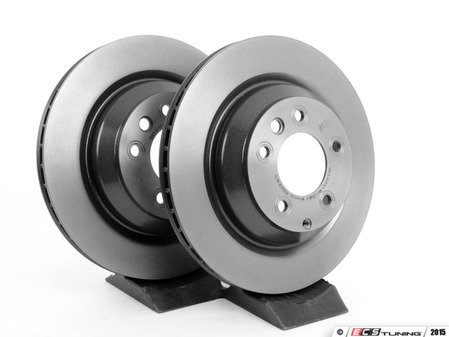 ES#2739400 - 95535240300KT3 - Rear Brake Rotors - Pair - Rear axle fitment - Both left and right - Brembo - Porsche