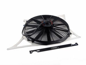 ES#2777377 - MMFSE4601 - E46 M3 Performance Aluminum Fan Shroud Kit - Aluminum fan shroud with 16" slim electric fan - Mishimoto - BMW