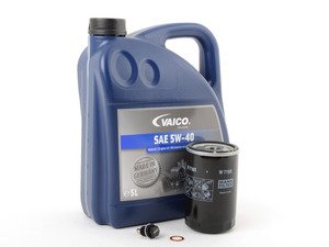 ES#2762187 - 056115561GKT - Oil Service Kit - With Magnetic Drain Plug - Featuring full synthetic 5w-40 premium oil - Assembled By ECS - Volkswagen