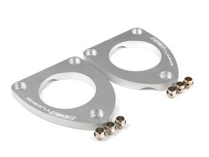 ES#2738363 - 001717ECS02 - ECS Strut Tower Plate Kit - Silver  - Thick protective plates with a clear anodized finish. Brawny and beautiful! - ECS - 