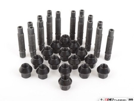 ES#2837083 - 001467ecs30KT - Wheel Stud Conversion Kit - Full Set - Make wheel changes faster and easier, enough to convert both axles - ECS - BMW