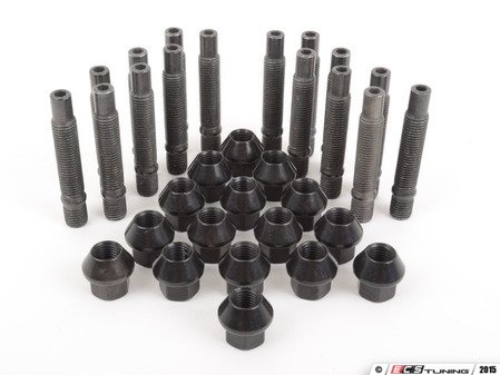 ES#2837087 - 001467ecs30KT2 - Wheel Stud Conversion Kit - full set - Make wheel changes faster and easier, enough to convert both axles - ECS - BMW