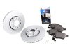 ES#263679 - 4a0698004 - Front RPS Kit - Zimmerman Rotors And Semi-Metallic Pads - Everything you need to service your front  brakes in an afternoon - Assembled By ECS - 