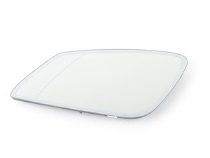 ES#2569612 - 51167285005 - European Blind Spot Mirror - Left - Heated, auto-dimming split mirror to help you see those blind spots - Genuine European BMW - BMW