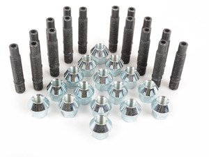 ES#2837112 - 001467ecs30KT3 - Wheel Stud Conversion Kit - Full Set - Make wheel changes faster and easier, enough to convert both axles - ECS - BMW