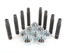 ES#2837127 - 001467ecs30KT9 - Wheel Stud Conversion Kit - Half set  - Make wheel changes faster and easier, enough to convert one axle - ECS - BMW