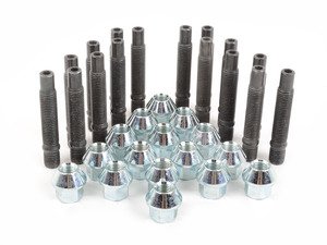 ES#2837113 - 001467ecs30KT4 - Wheel Stud Conversion Kit - full set - Make wheel changes faster and easier, enough to convert both axles - ECS - BMW