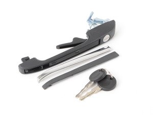 ES#2816846 - 191837206A - Front Door Handle - Right - Complete with tumbler, lock & keys - Vaico - Volkswagen